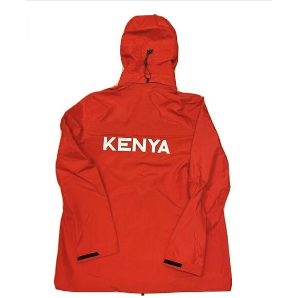 Nike Pro Elite Storm-Fit Adv Men's Red Kenya Team Issued Hooded Jacket Small - Picture 2 of 3